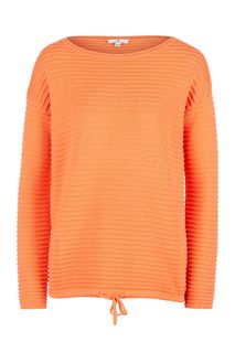 Хлопковый джемпер с длинными рукавами Tom Tailor