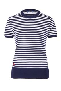 Джемпер в полоску с короткими рукавами Polo Ralph Lauren