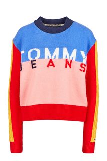 Разноцветный джемпер с длинными рукавами Tommy Jeans