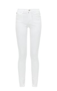 Белые зауженные джинсы Calvin Klein Jeans
