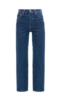 Синие джинсы на болтах Ribcage Straight Ankle Levis®