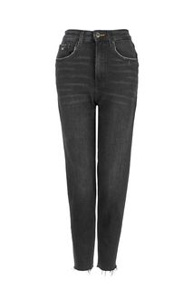 Зауженные черные джинсы с высокой талией Mom Jean Tommy Jeans