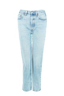 Зауженные синие джинсы с высокой талией 501® Original Levis®