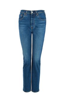 Укороченные голубые джинсы прямого кроя 501® Original Levis®