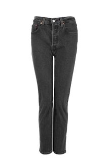 Зауженные черные джинсы с высокой талией 501® Original Levis®