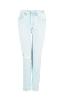 Укороченные синие джинсы зауженнного кроя кроя 501® Original Levis®