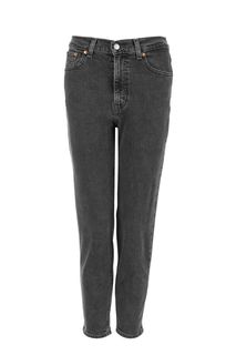 Зауженные серые джинсы с высокой талией Mom Jeans Levis®