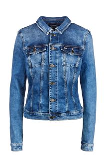 Короткая джинсовая куртка на болтах Tommy Jeans