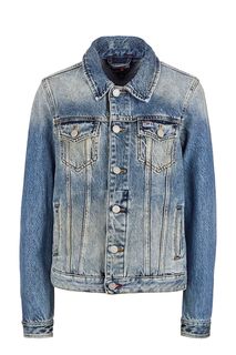 Джинсовая куртка с легкими потертостями Tommy Jeans