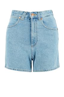 Короткие джинсовые шорты синего цвета Wrangler