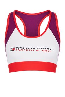 Топ в спортивном стиле с логотипом бренда Tommy Sport