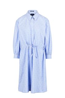 Платье в полоску с отложным воротничком Gant