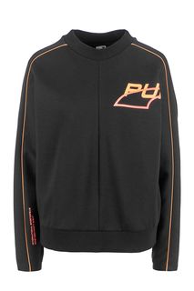 Свитшот из хлопка с ярким принтом Puma