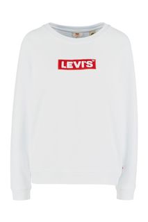 Белый хлопковый свитшот с нашивкой Levis®