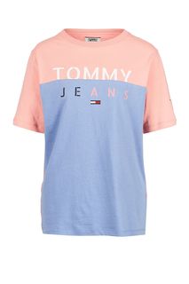 Хлопковая футболка с короткими рукавами Tommy Jeans