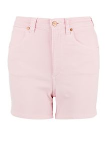 Короткие джинсовые шорты розового цвета Wrangler