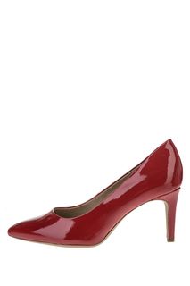 Лаковые туфли красного цвета S.Oliver