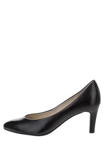 Кожаные туфли на каблуке черного цвета Högl