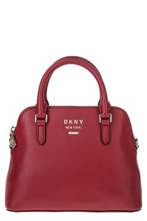 Маленькая кожаная сумка со съемным плечевым ремнем Dkny