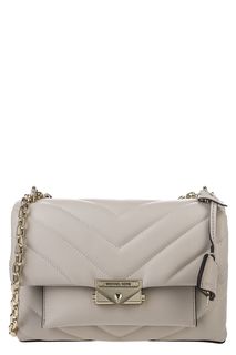 Сумка из мягкой кожи с откидным клапаном Cece Michael Michael Kors