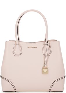 Розовая кожаная сумка Mercer Corner Michael Michael Kors
