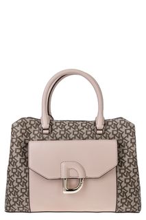 Сумка с монограммой бренда на молнии Dkny