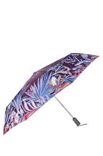 Складной зонт с тропическим принтом Eleganzza