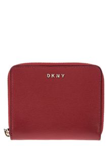 Кожаный кошелек с отделением для мелочи Dkny