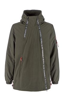 Легкая куртка цвета хаки с капюшоном Alpex