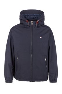 Синяя куртка с высоким содержанием хлопка Tommy Hilfiger