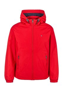 Красная куртка с высоким содержанием хлопка Tommy Hilfiger