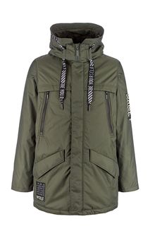 Удлиненная демисезонная куртка с капюшоном Alpex