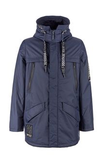 Удлиненная демисезонная куртка с капюшоном Alpex