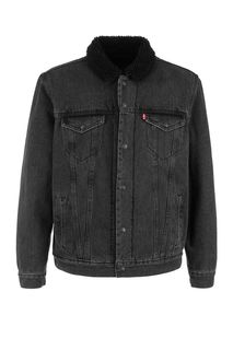 Утепленная джинсовая куртка черного цвета Levis®