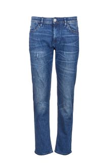 Синие джинсы с потертостями Josh Tom Tailor