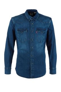 Синяя джинсовая рубашка с длинными рукавами Levis®