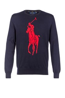 Хлопковый джемпер с круглым вырезом Polo Ralph Lauren