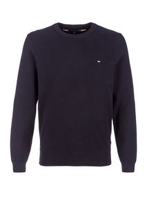 Темно-синий джемпер из хлопка Tommy Hilfiger