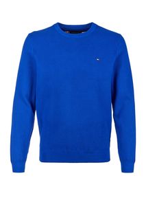 Синий джемпер из хлопка Tommy Hilfiger