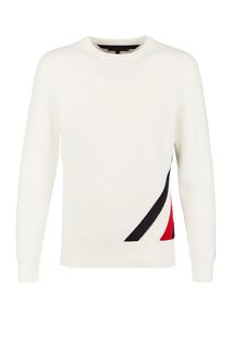 Белый джемпер из хлопка Tommy Hilfiger