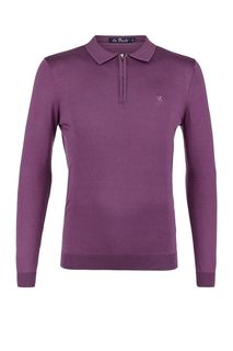 Джемпер фиолетового цвета с высоким содержанием шелка La Biali