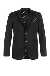 Пиджак черного цвета из шерсти Karl Lagerfeld