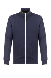 Синяя хлопковая толстовка на молнии Tom Tailor Denim