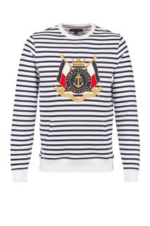 Хлопковая толстовка в полоску Tommy Hilfiger