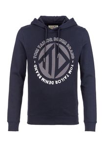 Хлопковая толстовка с декоративным принтом Tom Tailor Denim