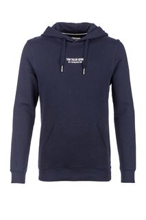Хлопковая толстовка с капюшоном Tom Tailor Denim