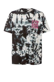 Хлопковая футболка с круглым вырезом Diesel