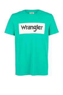 Футболка из хлопка с логотипом бренда Wrangler