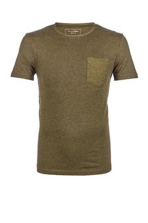 Плотная хлопковая футболка с карманом Tom Tailor Denim