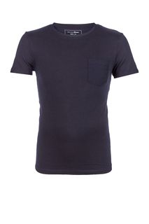 Плотная хлопковая футболка с карманом Tom Tailor Denim